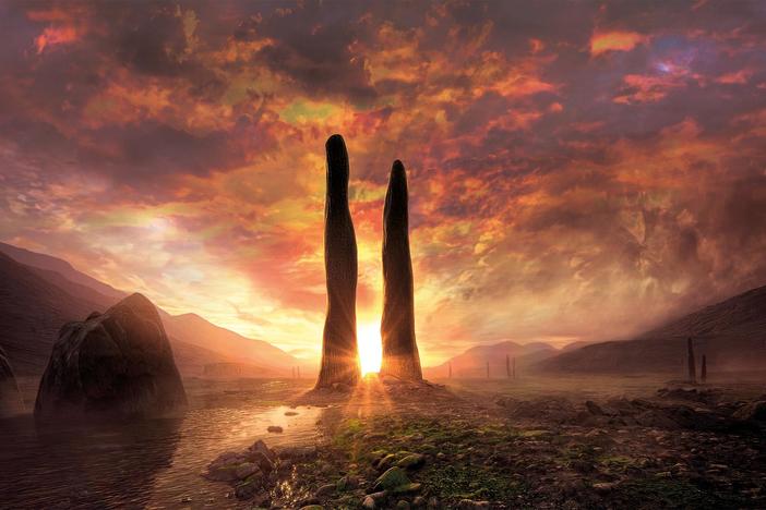 See how life made the leap to land, turning a barren landscape into a lush, green world.