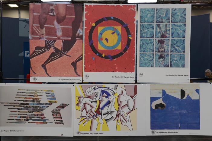 Appraisal: 1984 Artist-signed Limited Edition Olympic Posters, in Virginia Beach, Hour 1.