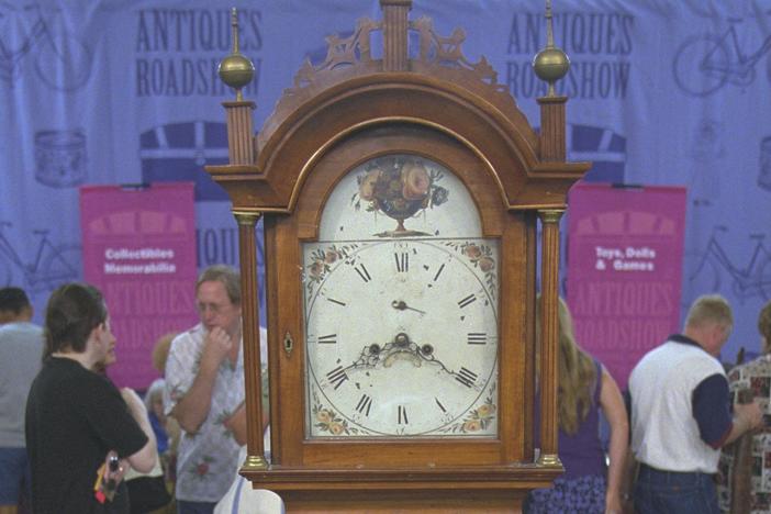 Appraisal: New England Tall Case Clock, ca. 1820, in Vintage Albuquerque.