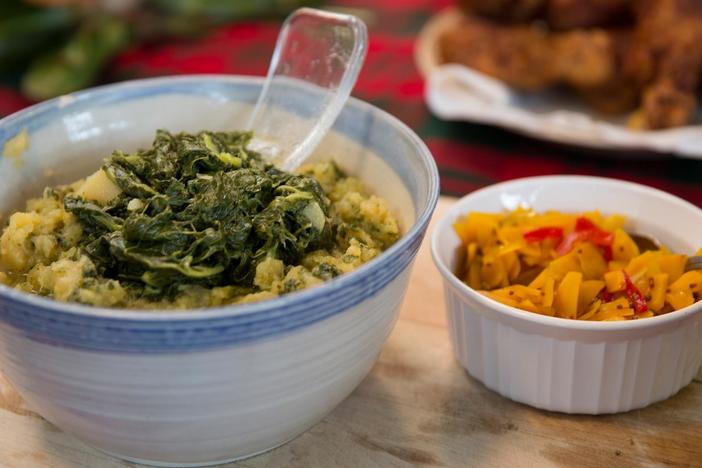 Vivian and Warren join Miss Lillie to for dinner featuring her stewed rutabagas.