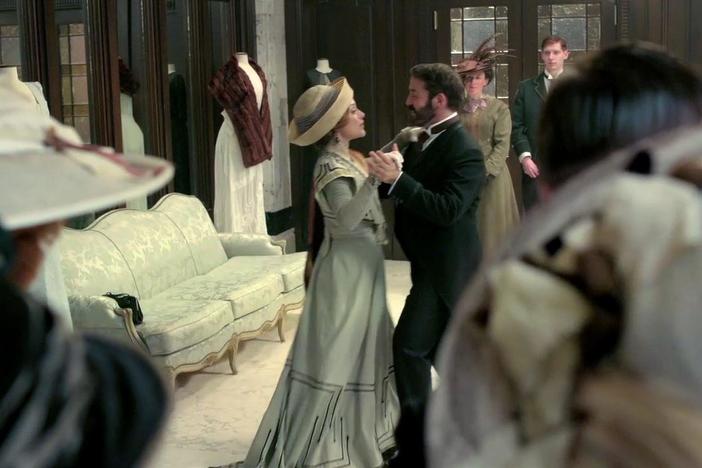 See a scene from Episode 2 of Mr. Selfridge before it airs Sunday, April 7, 2013, 9pm ET.