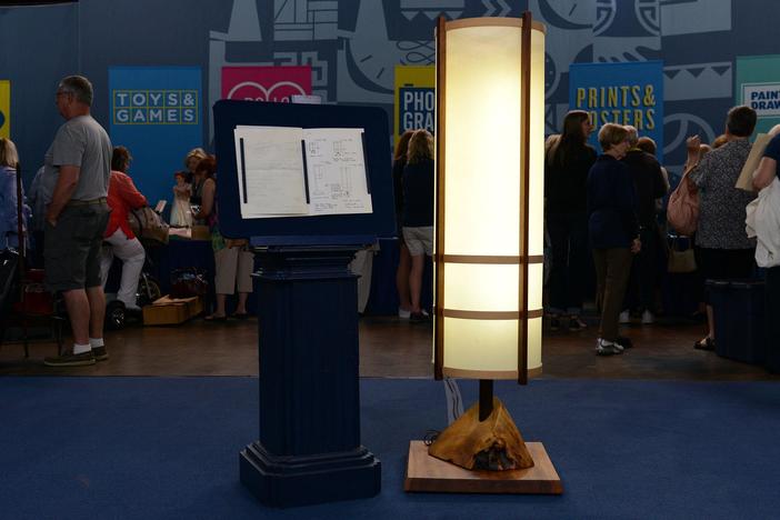 Appraisal: 1974 George Nakashima "Kent Hall" Floor Lamp, from Indianapolis Hour 3.