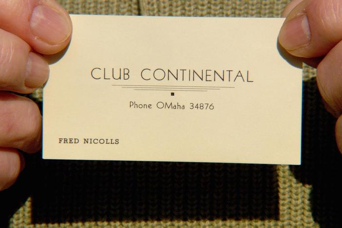 What job did Fred Nicholls do for Club Continental, a hub of LA underworld night life?