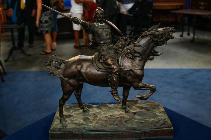 Appraisal: 1886 Eugene Lanceray Bronze Svyatoslav