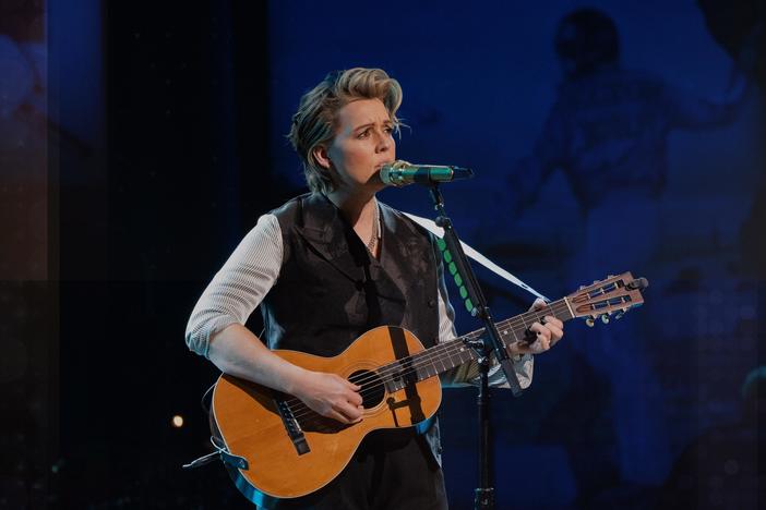 Brandi Carlile performs "Skyline Pigeon" at the 2024 Gershwin Prize for Popular Song.