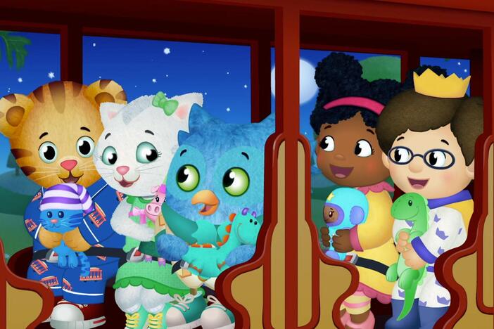 Daniel and his friends take a nighttime Trolley ride through the neighborhood.
