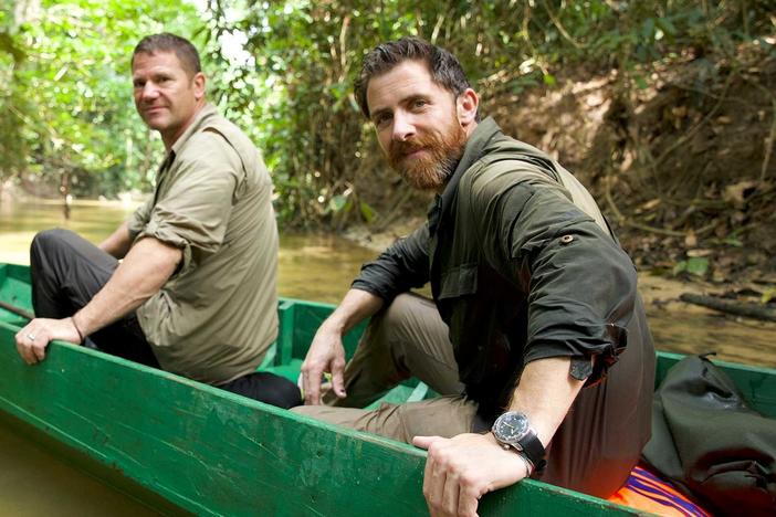 Steve Backshall and Aldo Kane face both danger and light-hearted moments together.