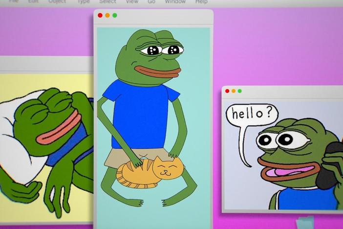 Pepe the Frog’s surreal journey from mellow cartoon character to registered hate symbol.