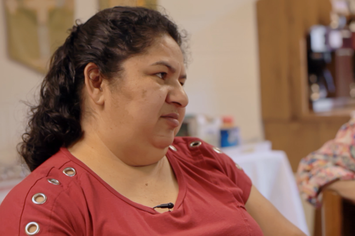 Juana has lunch with church members who defend their position on Sanctuary status.