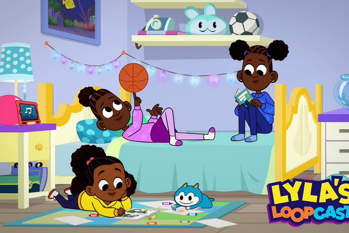Lyla and Stu help Liana and Louisa with their half-birthday gifts for each other.