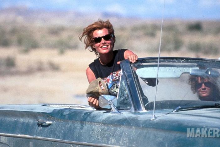 Geena Davis discusses her career in movies and the role of women in the business.