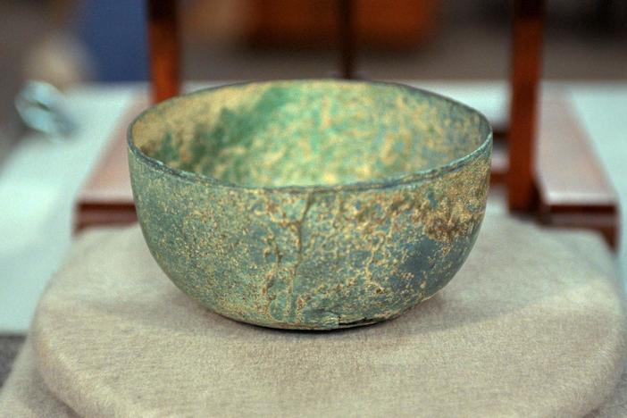 Korean Bowl, Chopsticks & Spoon from the Koryo Dynasty from Vintage Boston