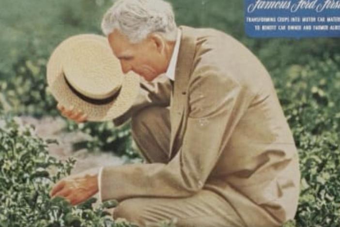 Henry Ford, a vegetarian, was an advocate for soybean-based foods and products.