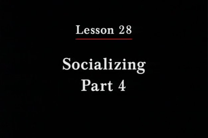 JPN II, Lesson 28. Socializing: asking friends what they want to do in their spare time.