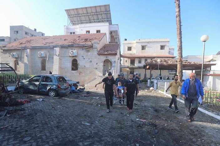 Biden reinforces support during Israel visit as hospital explosion further inflames rage