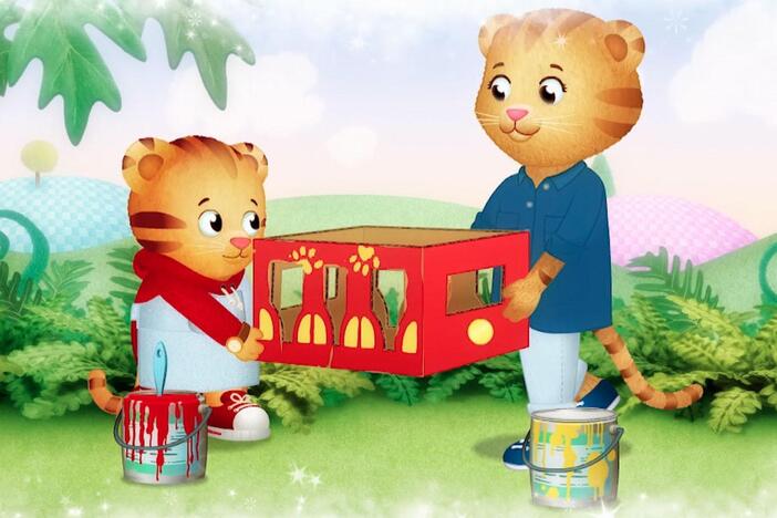 A sweet montage of Daniel and Mom, based on Mister Rogers' song 'Just for Once'.