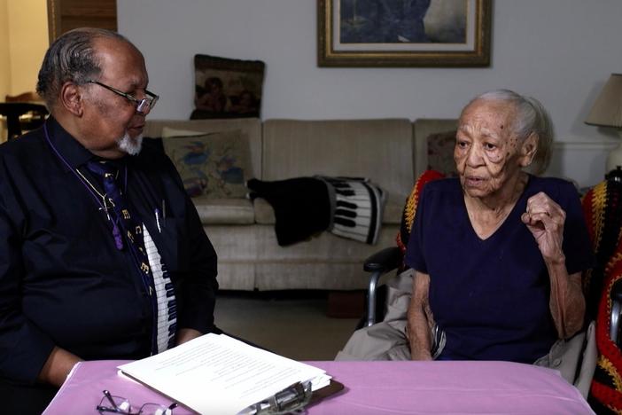 Two residents recall the day they, as young children, witnessed the lynching of Cleo Wright in 1942.