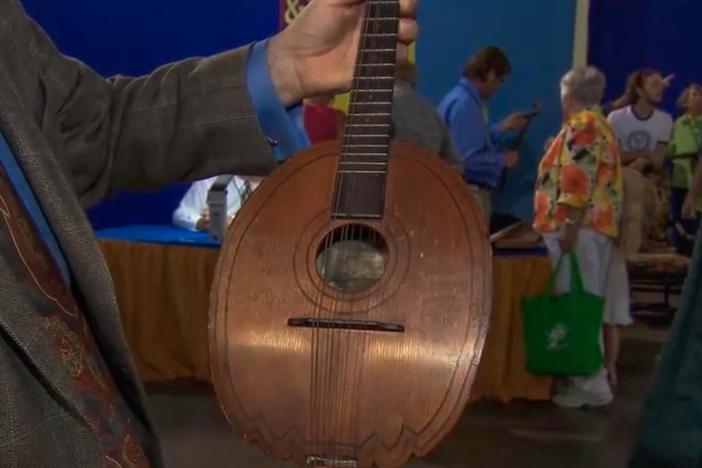 Appraisal: Knobelsdorf Tortoise Shell Mandolin, ca. 1900
