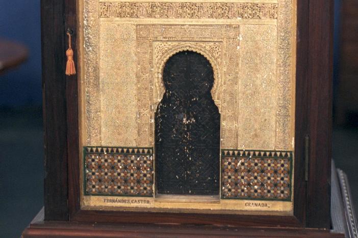 Appraisal: Model of Alhambra Room, ca. 1890, from San Diego.