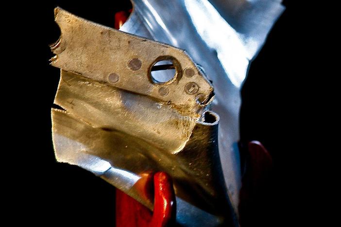 Was this piece of metal ripped from one of the most famous missing planes in history?