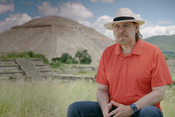 Harvard professor of Religion David Carrasco speaks on religion and Teotihuacan.