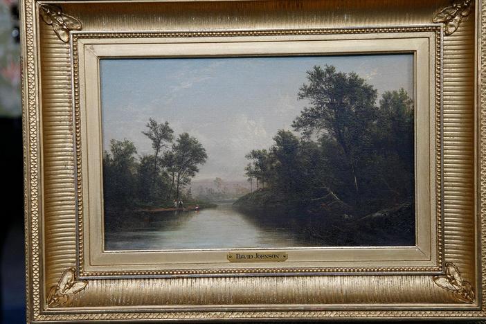Appraisal: David Johnson Oil Landscape, ca. 1885