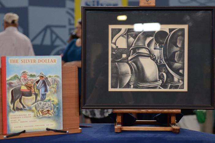Appraisal: Howard Cook Lithograph & Barbara Latham Illustrated Book