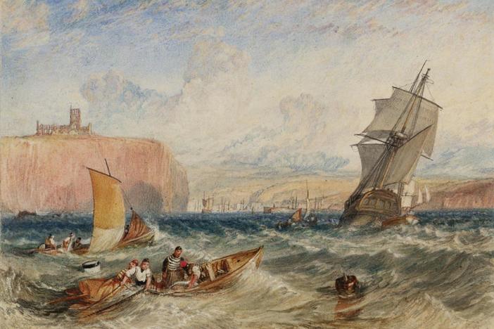 At rare J.M.W. Turner show, the watercolors are as fragile as they are many