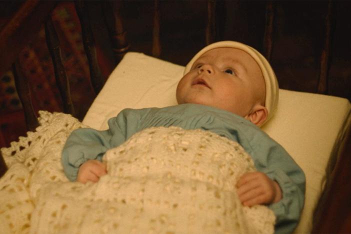 James gets a crash course from Helen on taking care of Jimmy before bringing him along to work.