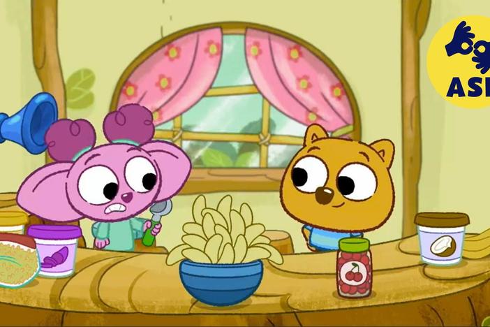 The Wombats go on a treasure hunt. / Can Kaya learn to tell, not show, her cooking class?
