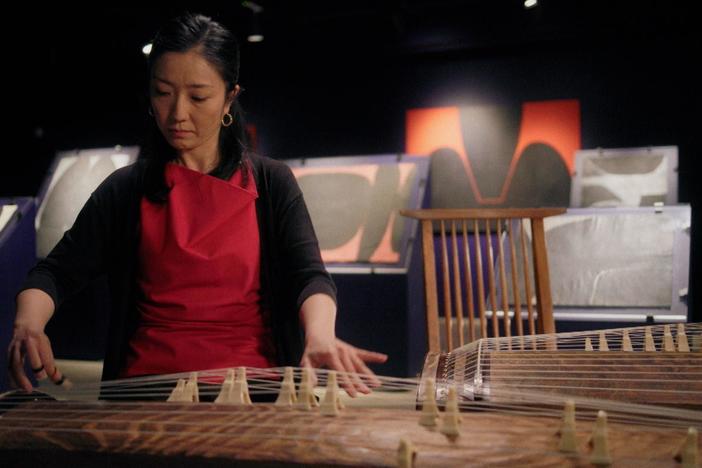 Koto player Yumi Kurosawa performs her piece "Lucky Stars."