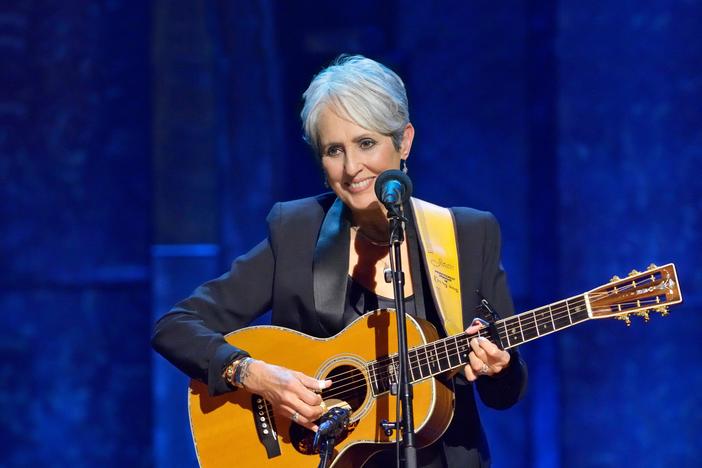Joan Baez sings 'Forever Young,' a song written by Bob Dylan.