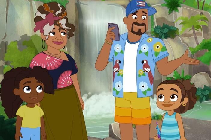 Alma and her family visit Puerto Rico.