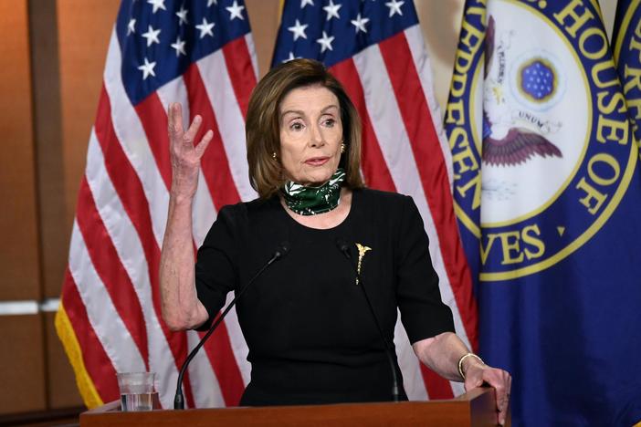 Pelosi says 'Grim Reaper' McConnell delaying lifesaving pandemic aid