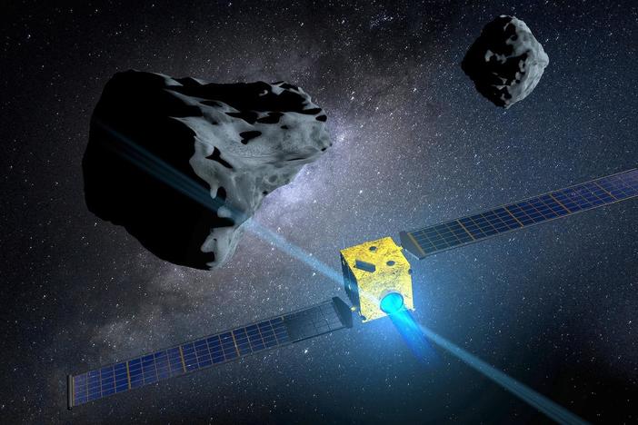 NASA crashes spacecraft into asteroid in attempt to knock it off course