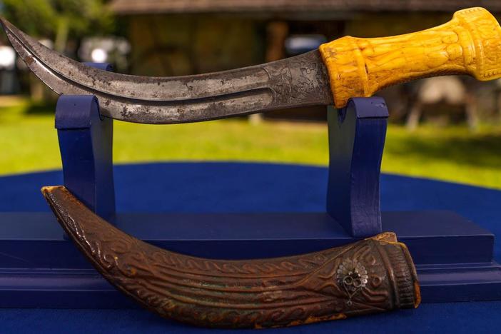 Appraisal: Persian Dagger with Scabbard, ca. 1850