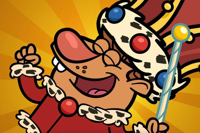 Nature Cat confronts King Galahad and tells him why he needs to stop taking from nature.