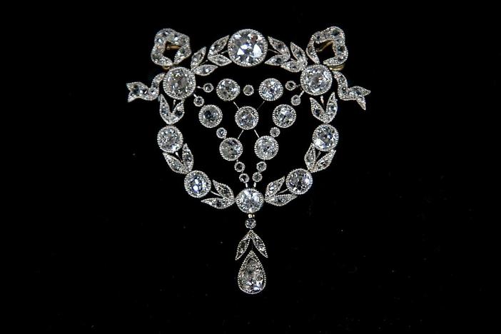 Appraisal: Belle Epoque Diamond Brooch, ca. 1915