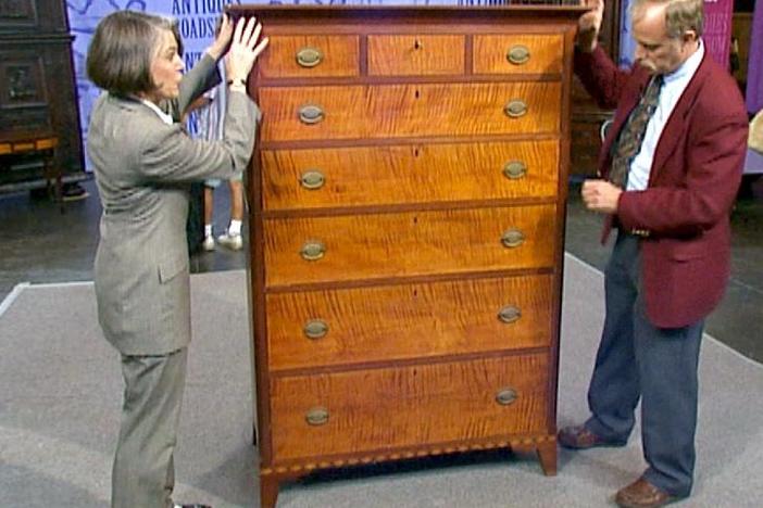 Appraisal: Pennsylvania Tall Chest, ca. 1795, from Vintage Tampa.
