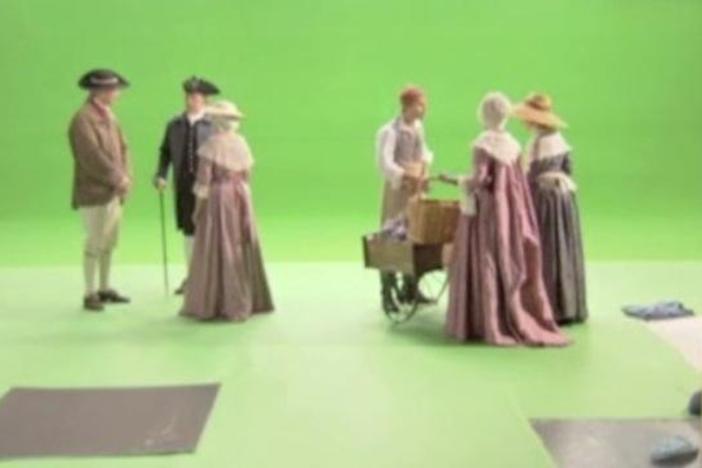 Find out how the Alexander Hamilton production team recreated 18th century New York City.