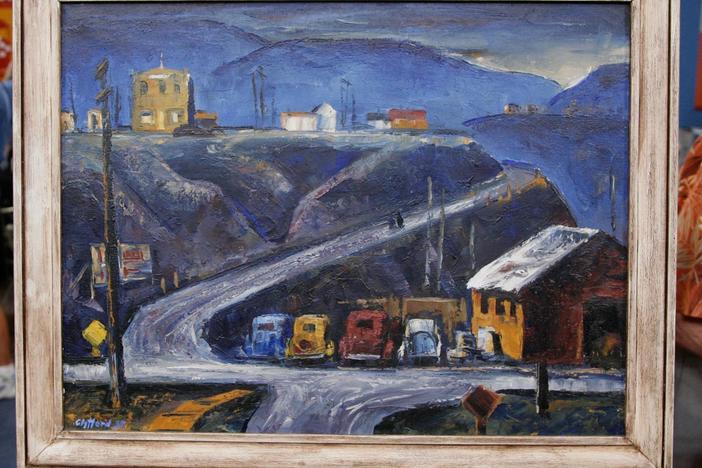 Appraisal: 1937 Clyfford Still Oil Painting