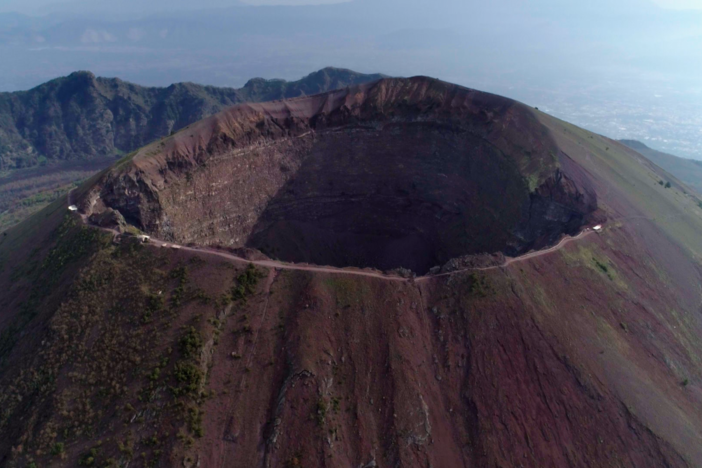 Gas samples from Mt. Vesuvius can reveal how close magma is to the volcano's surface.