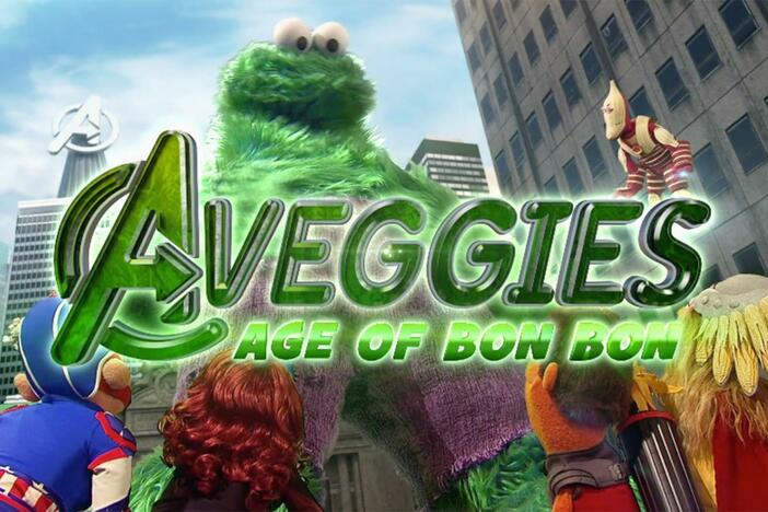 These heroes work together to save the veggies. 