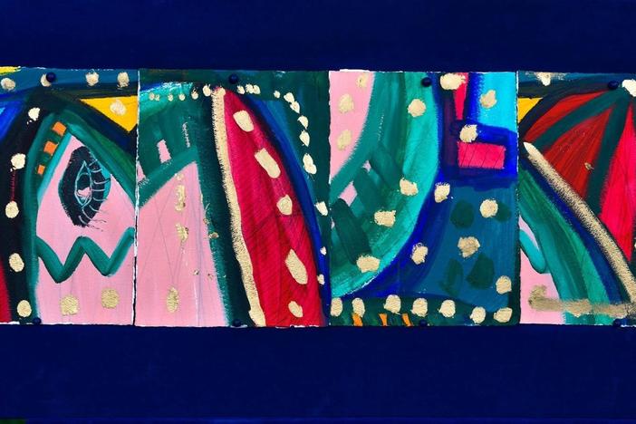 Appraisal: 2010 Frederick J. Brown Going Home Quadriptych
