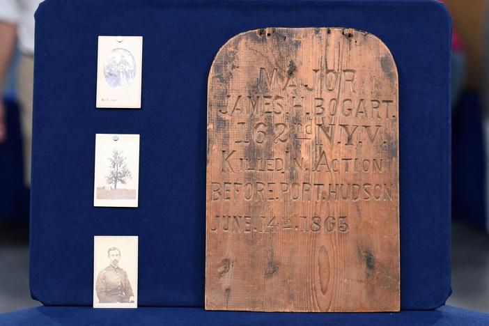 Appraisal: 1863 Civil War Grave Marker Group, from Cleveland Hr 2.