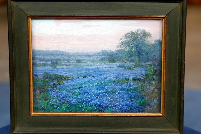 Appraisal: 1920 Julian Onderdonk Oil Painting, from Our 50 States Hour 2.