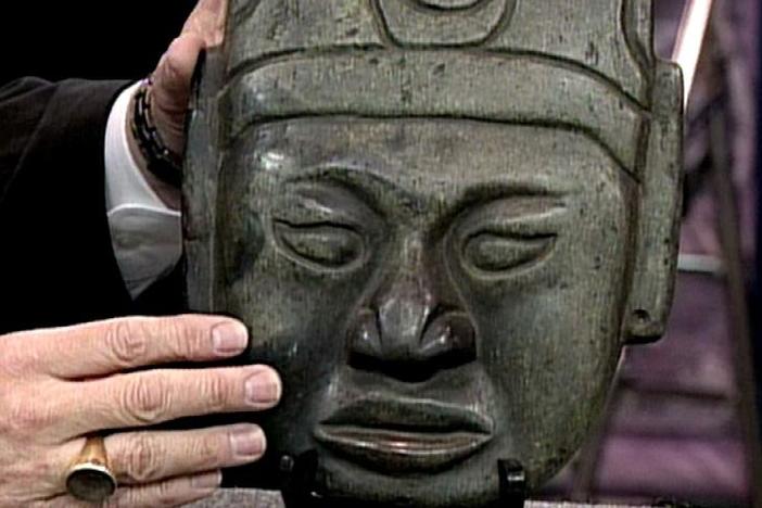 Appraisal: Pre-Columbian Style Mask, from Vintage Pittsburgh