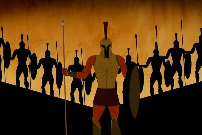 In this iconic battle, a mere 10,000 Athenians withstand the invasion of Persian forces.