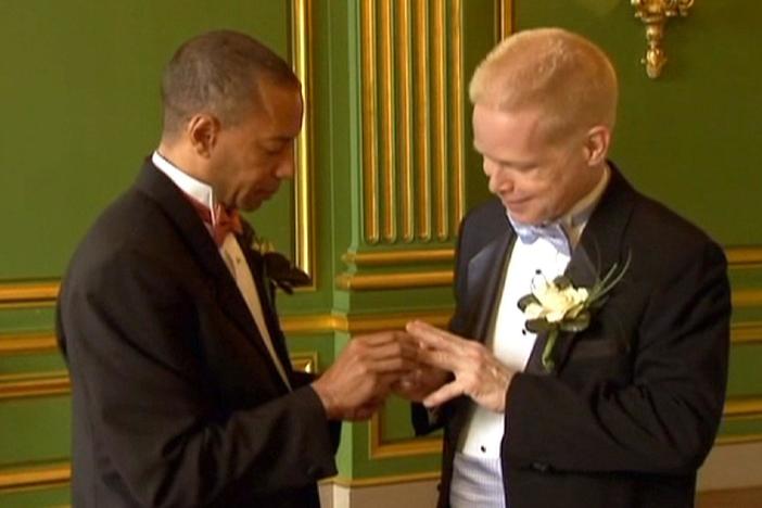 What challenges does growing social acceptance of gay marriage pose for evangelicals?