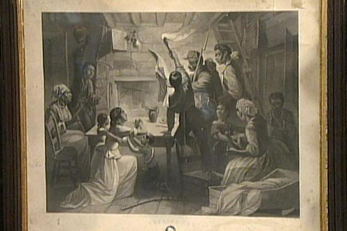 Appraisal: 1864 Emancipation Announcement Print, from Vintage Hartford.